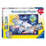 Ravensburger - puslespil rejser gennem værelset 2x24 stykker