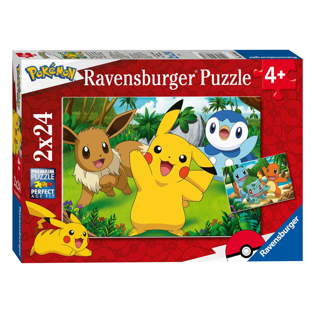 Ravensburger Puzzle Pikachu and his friends 2x24 pieces