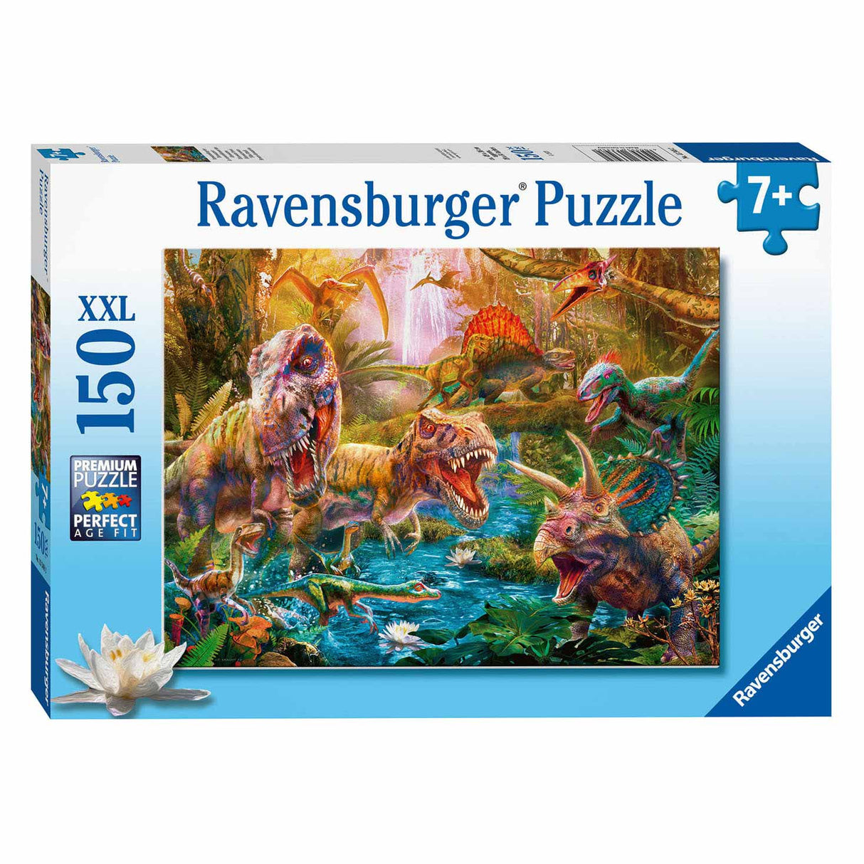 Ravensburger - Puzzle Dinosaurs 150 stykker XXL