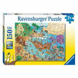 Ravensburger Puzzle Pirate Island, 150st. XXL