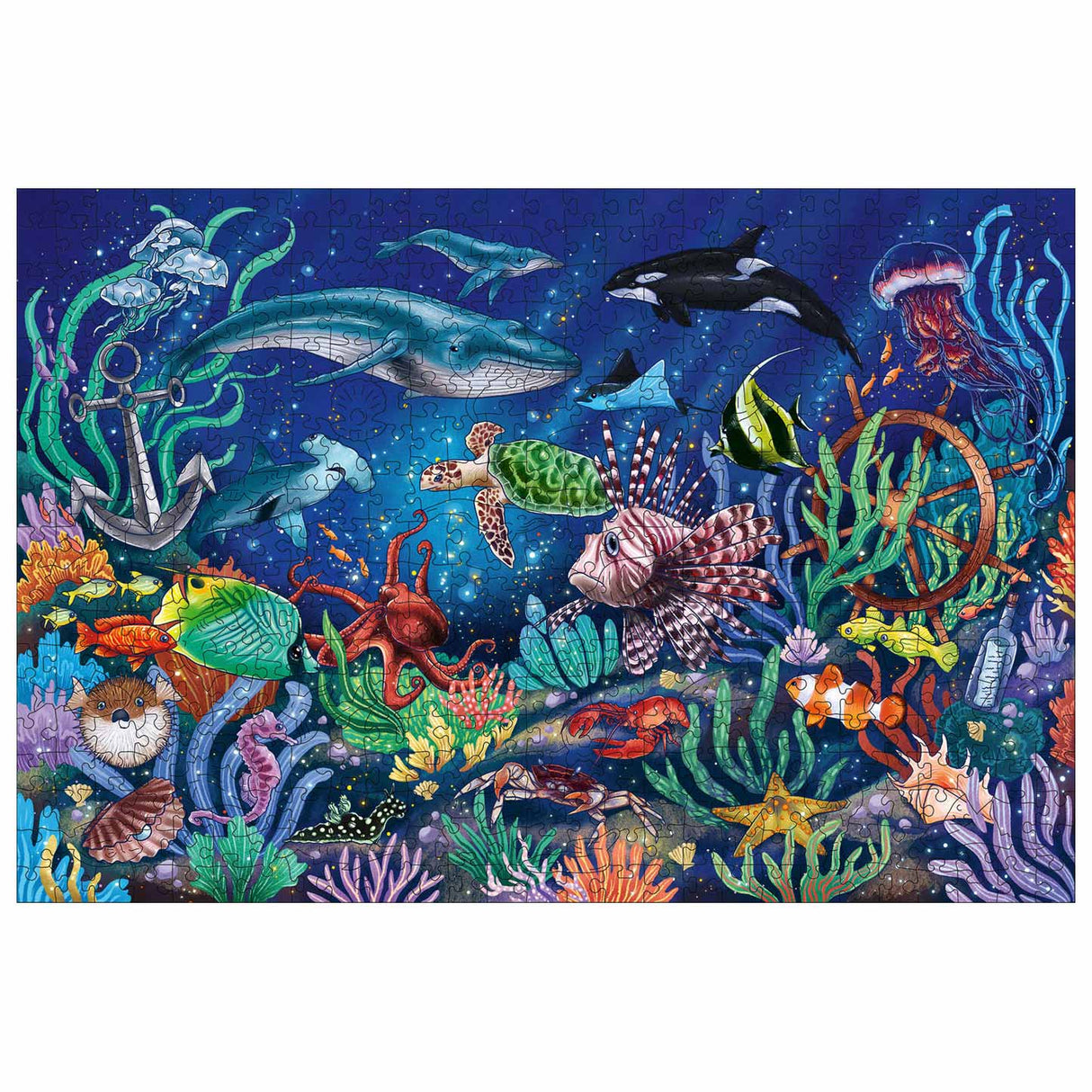 Ravensburger wooden puzzle under the sea, 500st.