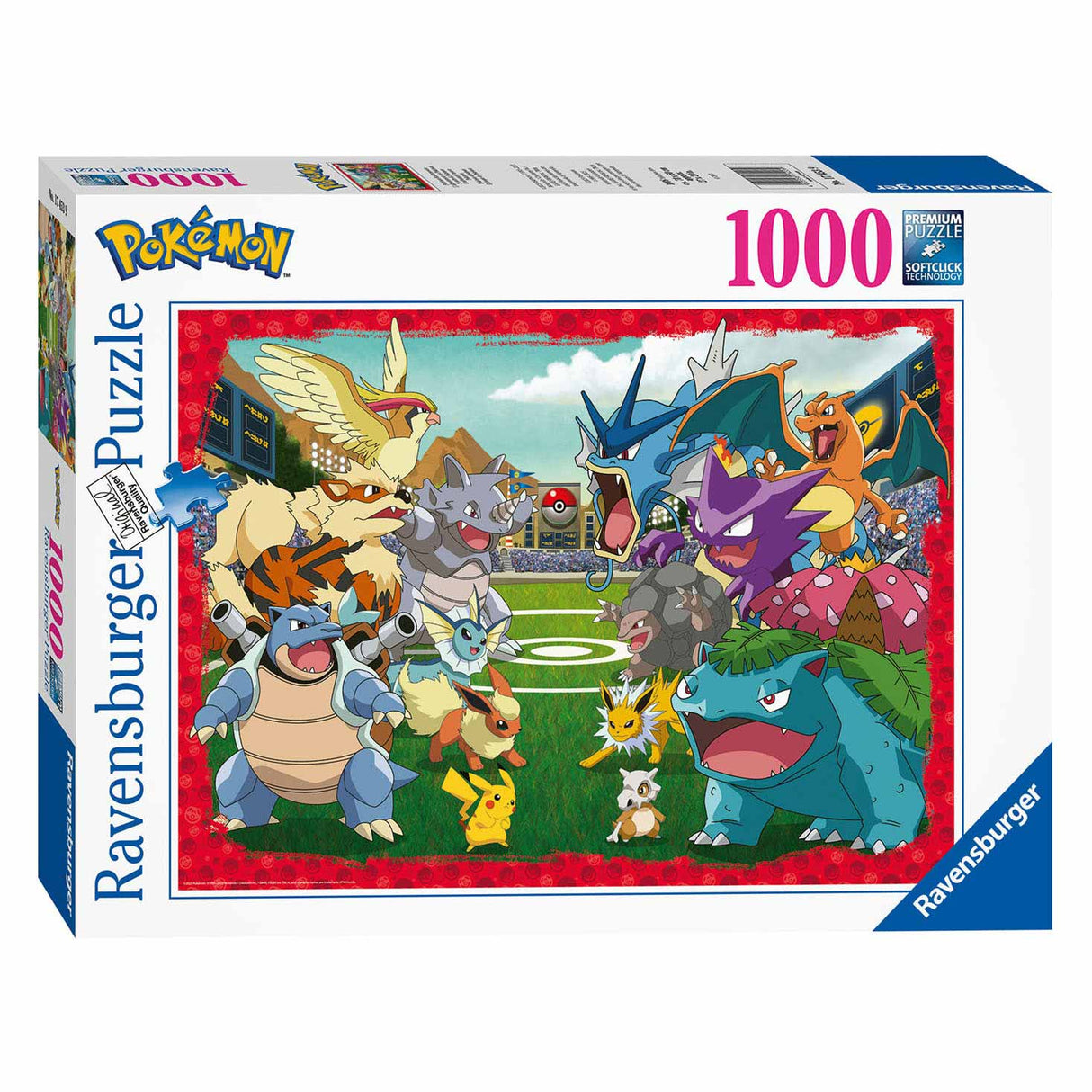 Ravensburger Puzzle confrontation between Pokemon, 1000st.