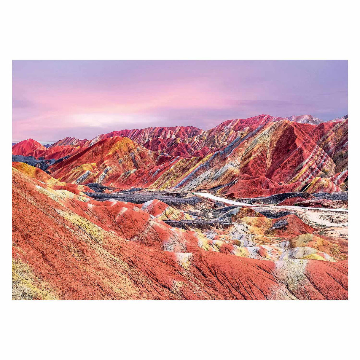 Ravensburger Puzzle Regenbogenberge, China, 1000 Teile.