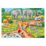 Ravensburger - Puzzel Een dag in de Dierentuin 2x24 stuks