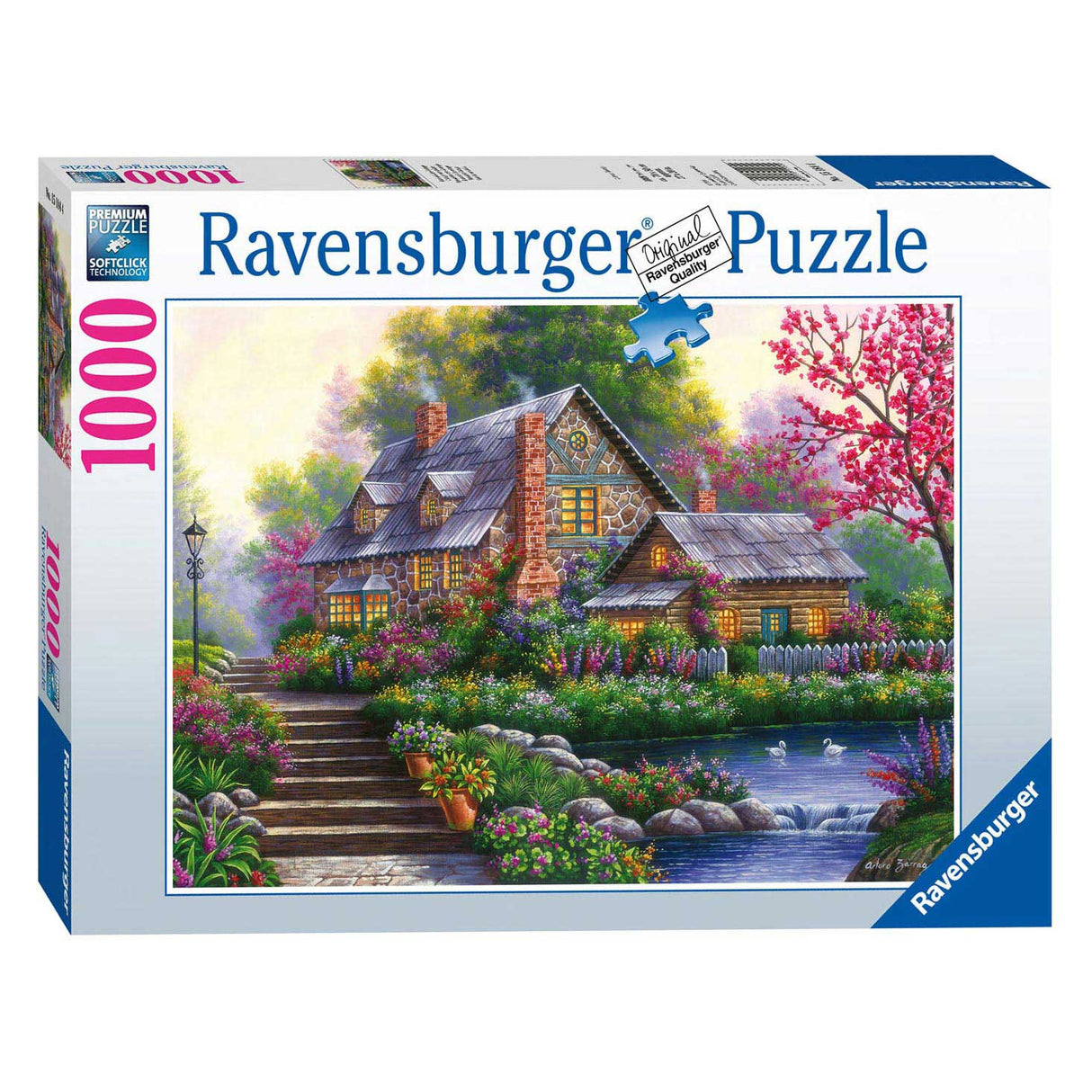 Ravensburger Puzzle Romantic Cottage 1000st.