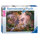 Ravensburger Puzzle Wolven -familien om sommeren 1000.