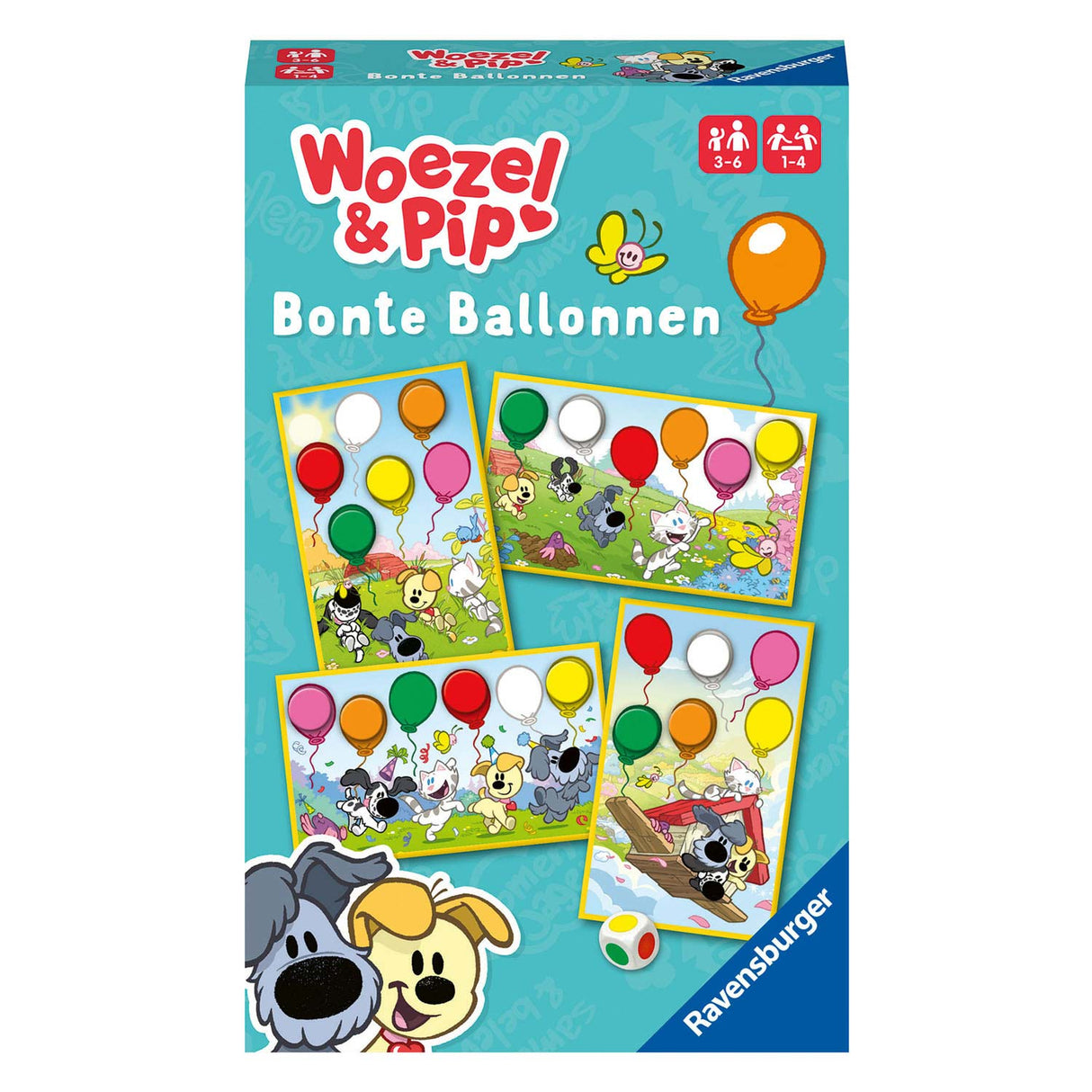 Ravensburger Pip Bonte Bonte Colori riconoscono il gioco