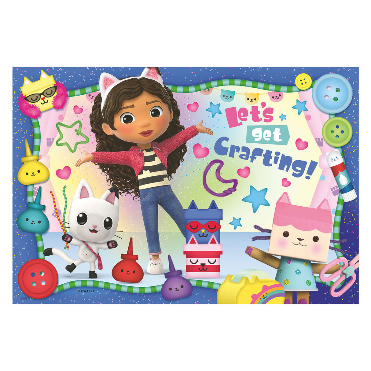 Ravensburger Gabbys Puppenhaus-Puzzle, 2x24 Teile.