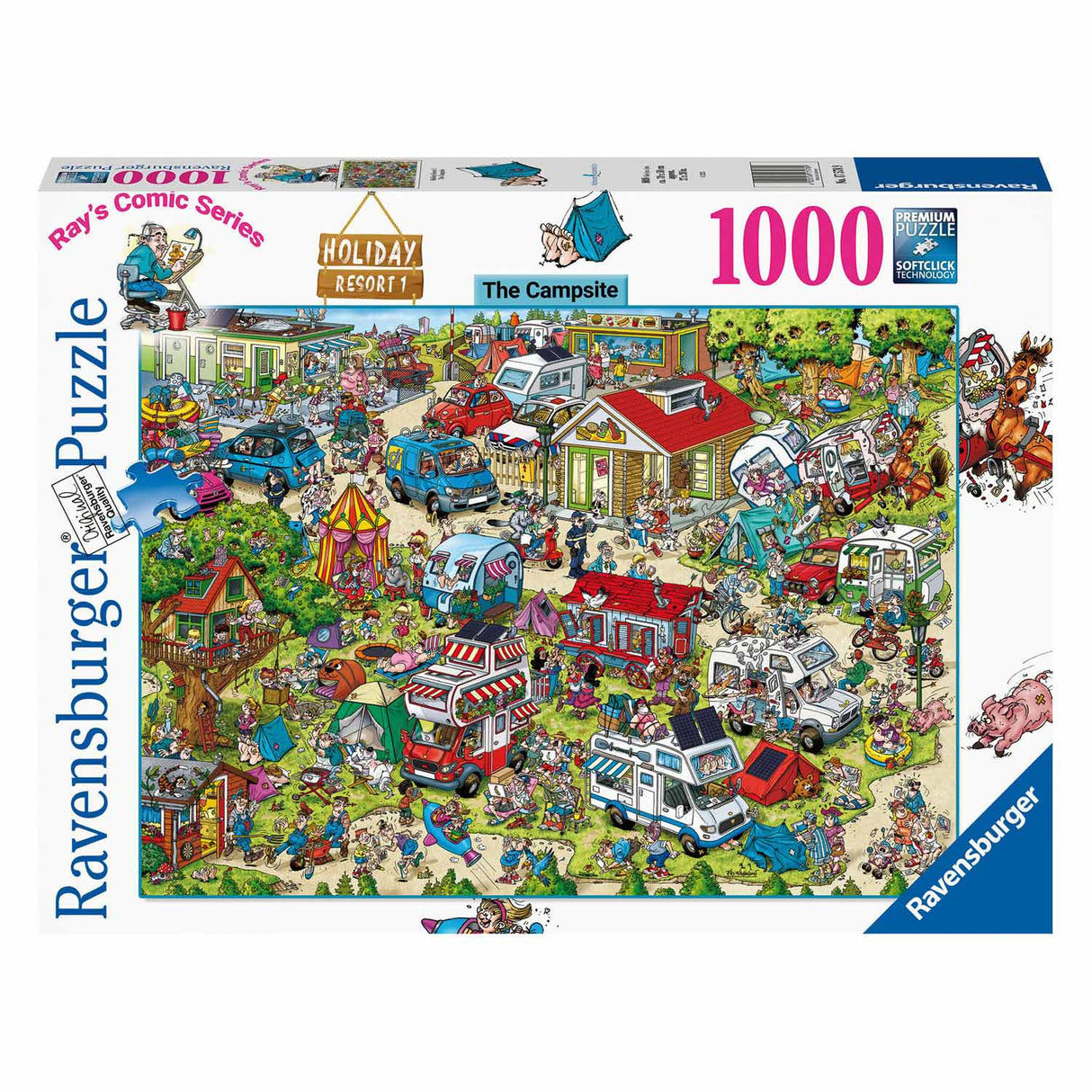 Ravensburger Holiday Resort 2 Kemp Legpuzzel, 1000st.