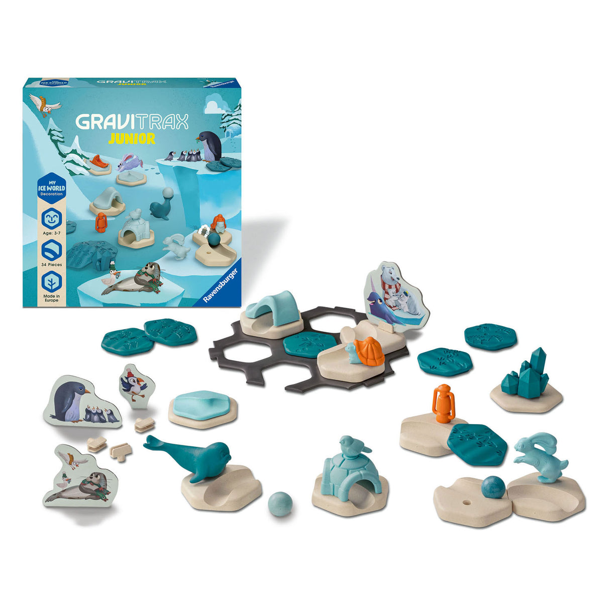 Ravensburger Gravitrax Junior Expansion Set Ice Cream