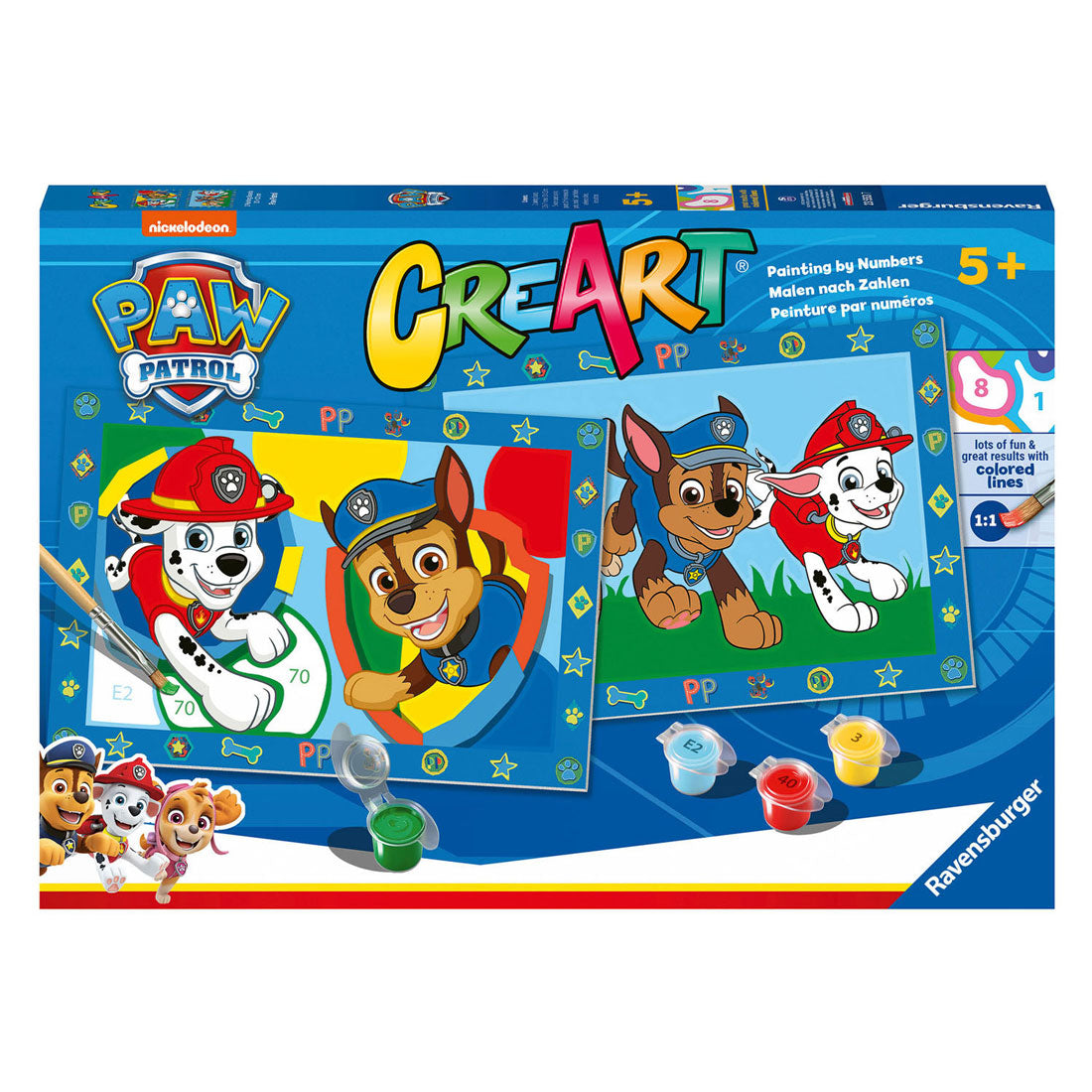 Ravensburger creart schilderen op nummer - paw patrol