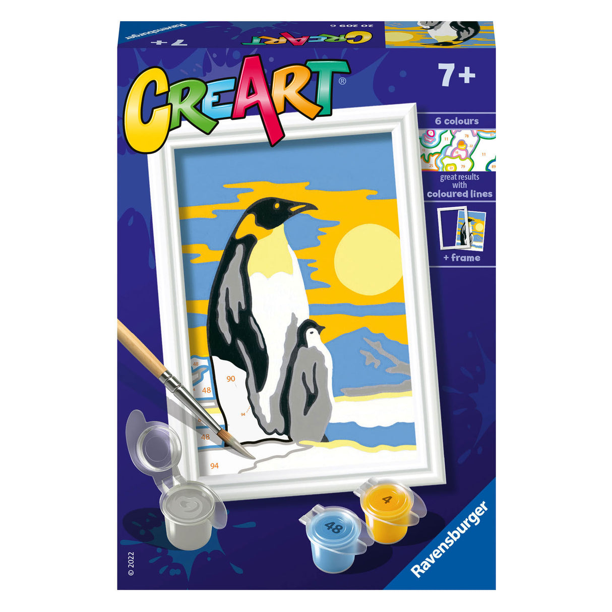 Ravensburger Crecer Maluce na liczbach Penguin Family