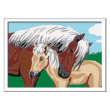 Ravensburger Creart Maleri på Song Mor and Foal