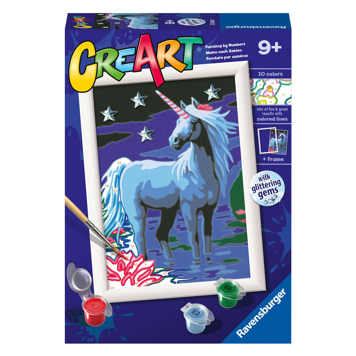 Ravensburger Kreart Painting von Nummer Magical Einhorn