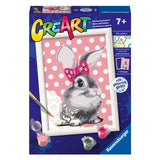 Ravensburger Crect Painting według liczb Rabbit z brokatem