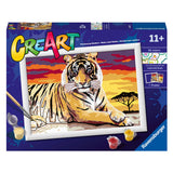 Ravensburger Kreart Gemälde bei Nummer Majestue Tiger