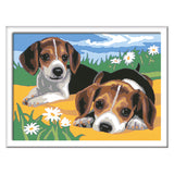 Ravensburger Creart Painting sur numéro Beagle Puppies