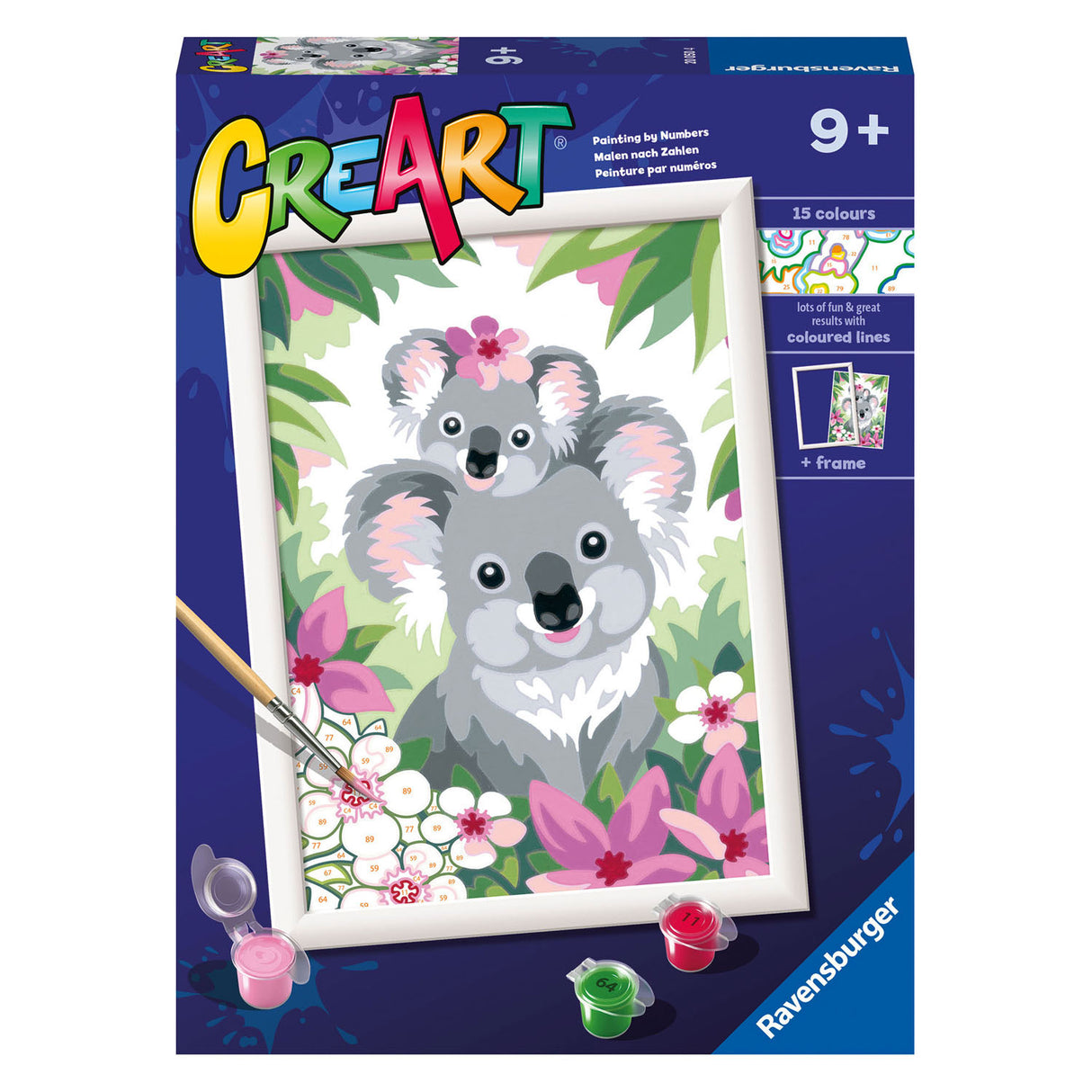 Ravensburger creart schilderen op nummer - koala schatjes