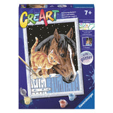 Ravensburger Creart Painting über Songfreunde im Stall