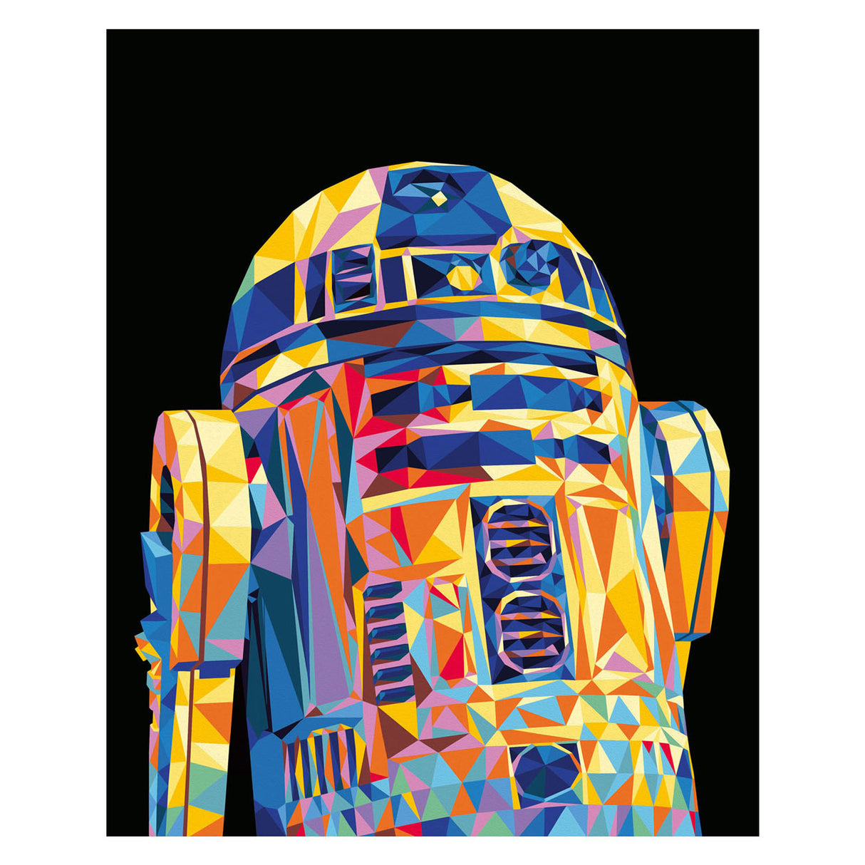 Ravensburger Crart Målning vid Number Star Wars R2 D2