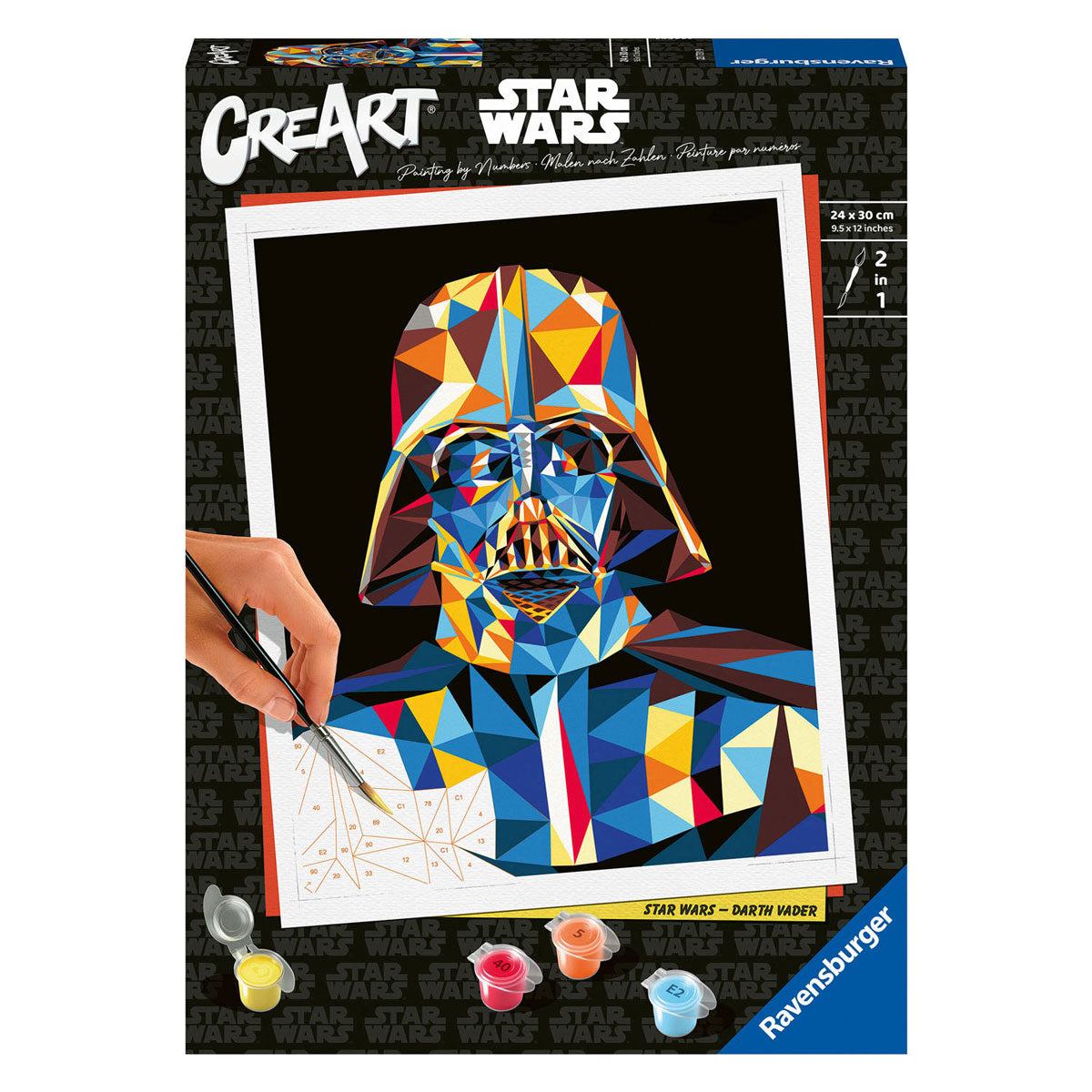 Ravensburger Creart malba na písni Star Wars Darth Vader