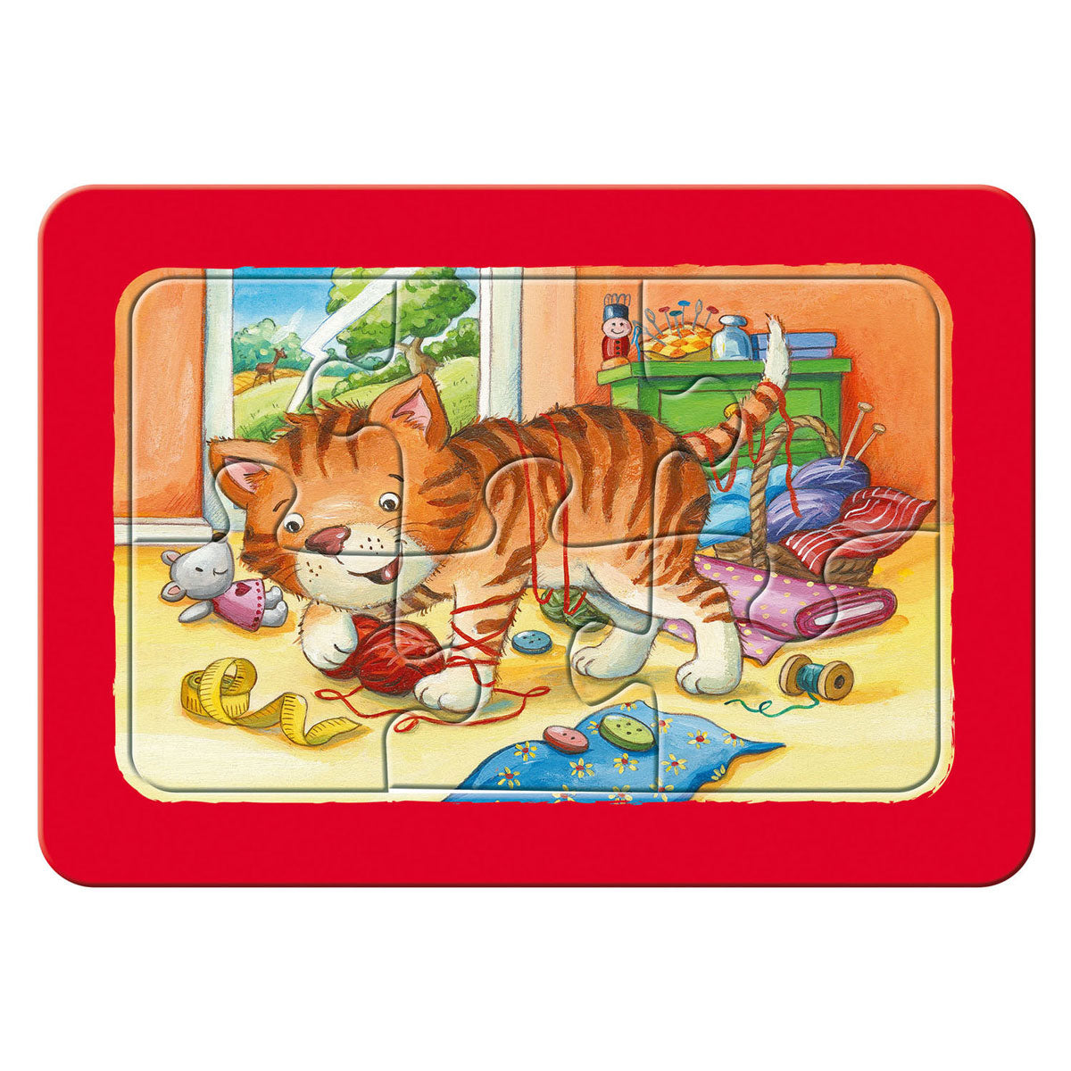 RAVENSBURGER JIGSAW puzzle i miei amici animali, 3x6st.