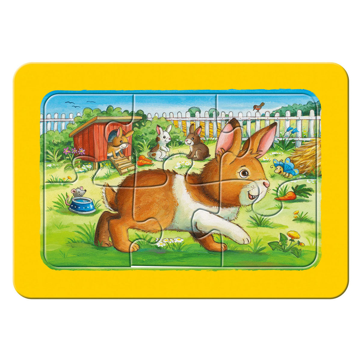 RAVENSBURGER JIGSAW puzzle i miei amici animali, 3x6st.