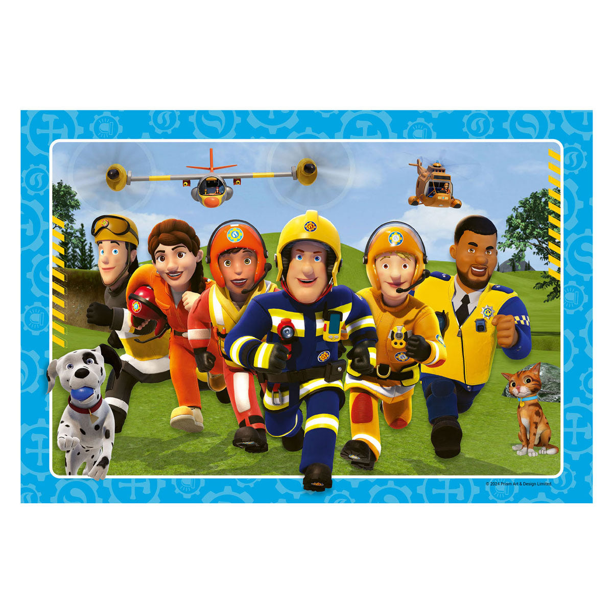 Ravensburger jigsaw puzzle fireman Sam, 2x12st.