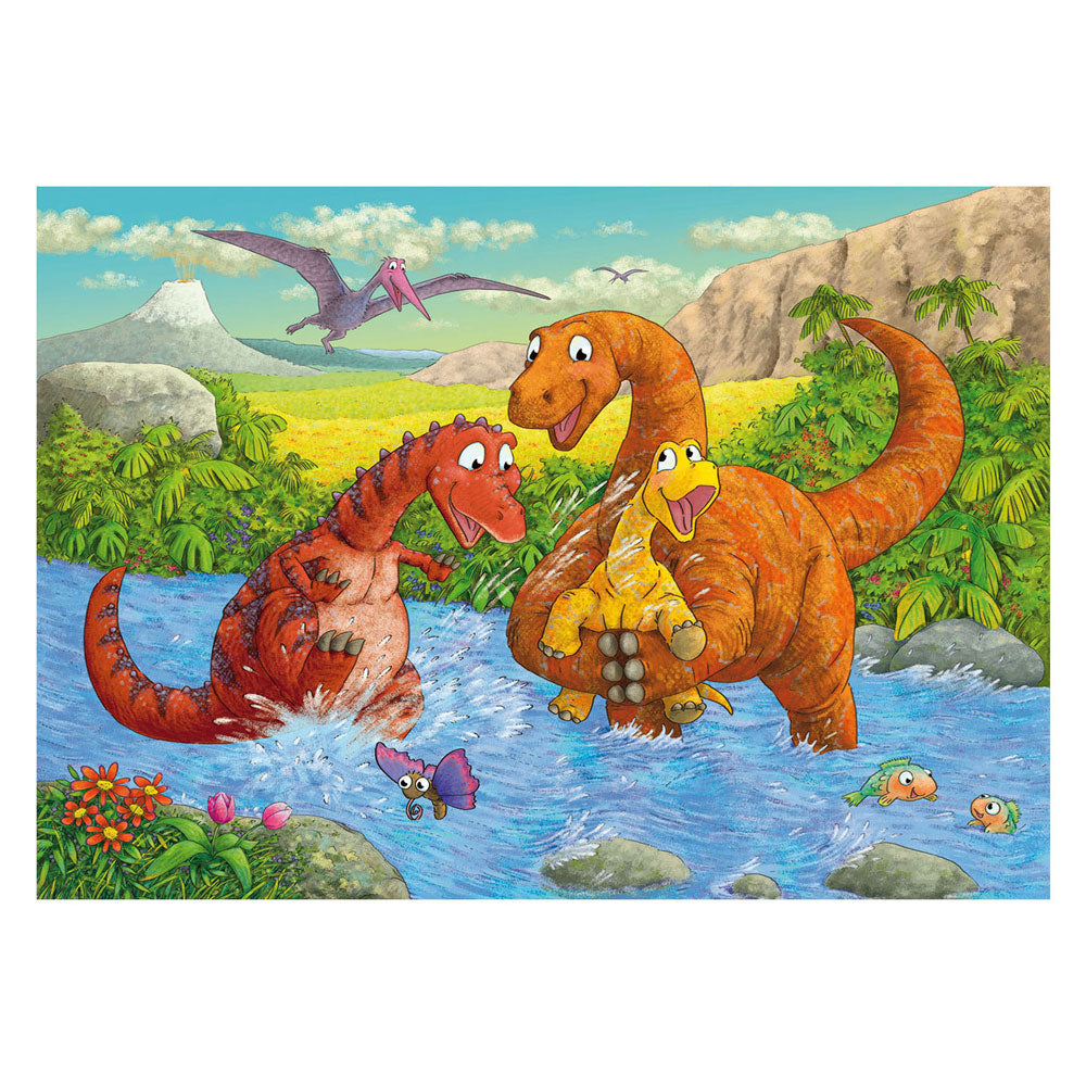 Ravensburger Puzzle spielen Dinos, 2x24st.