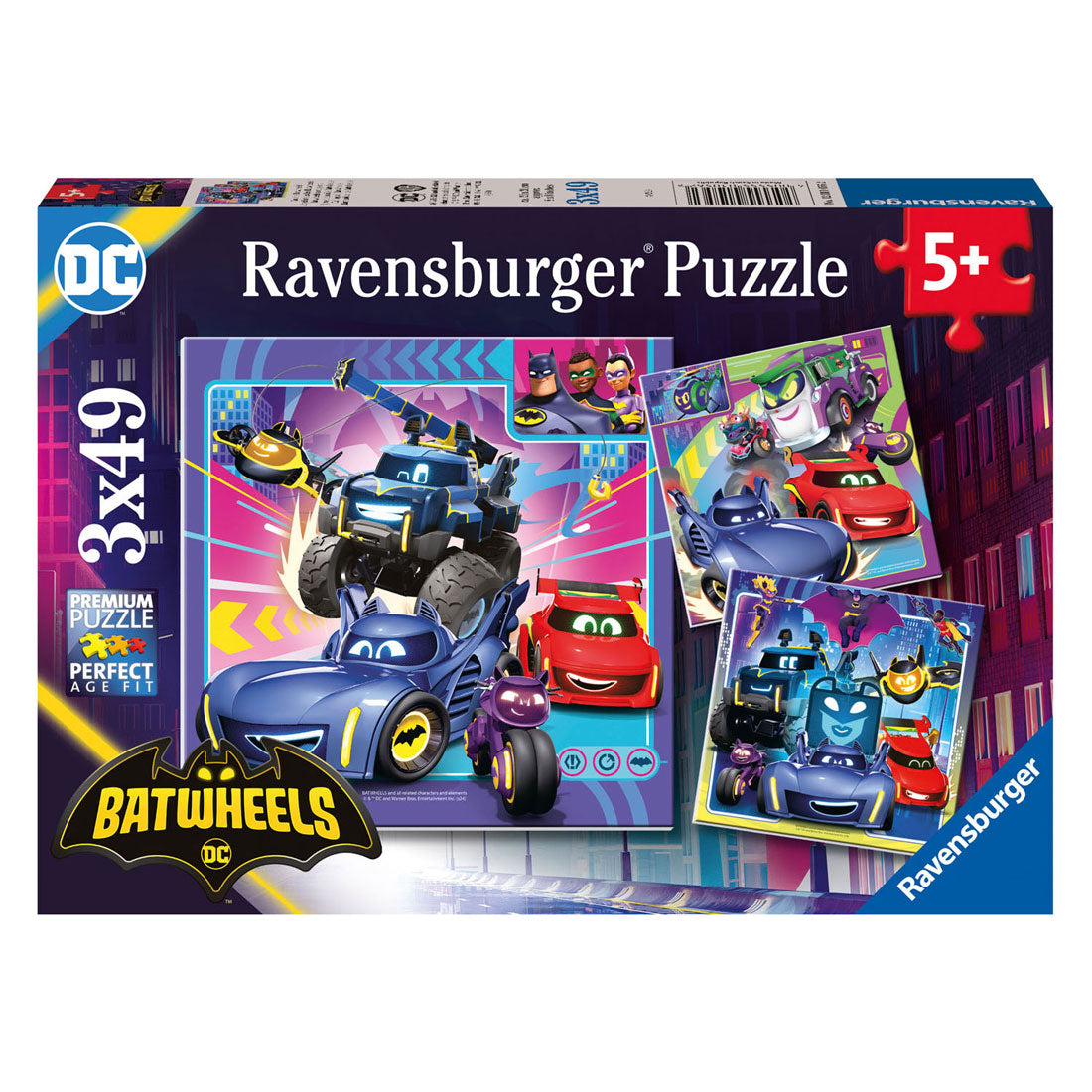 Ravensburger legpuzzel batwheels, 3x49st.