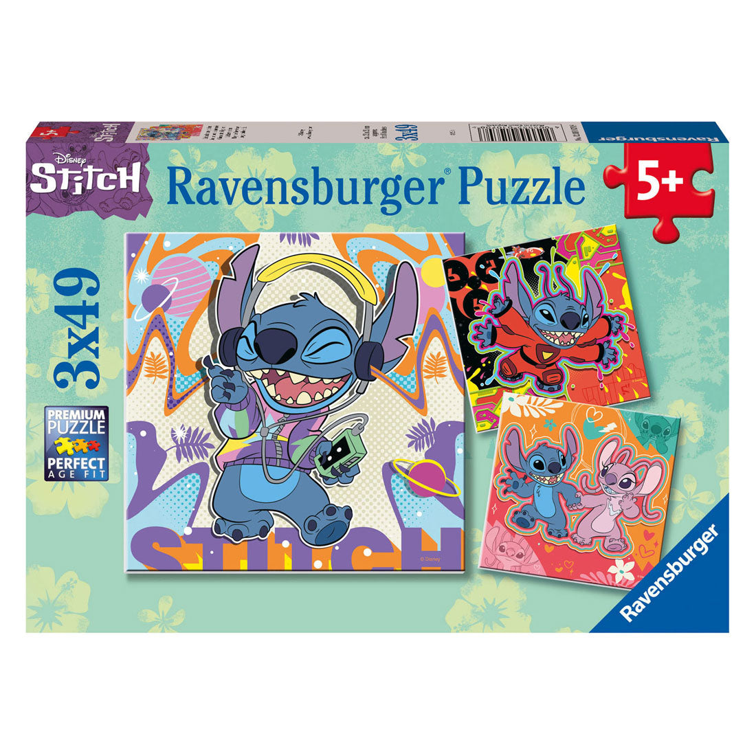 Ravensburger legpuzzel stitch, 3x49st.