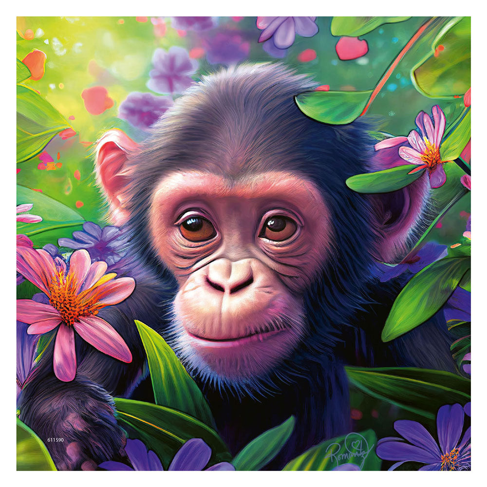 Ravensburger legpuzzel jungle babies, 3x49st.