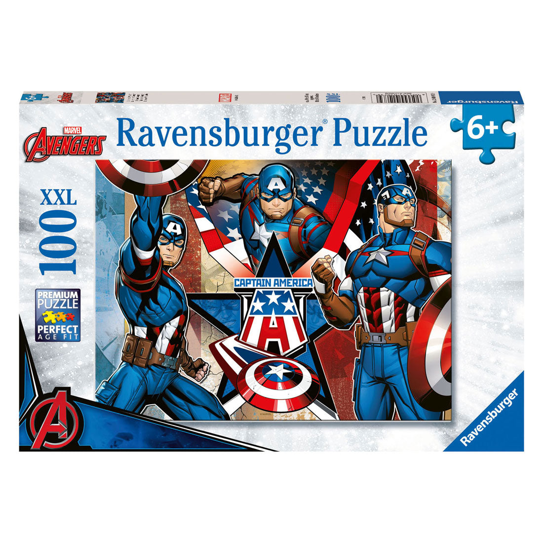 Ravensburger Jigsaw Puzzle XXL Captain America, 100 °.