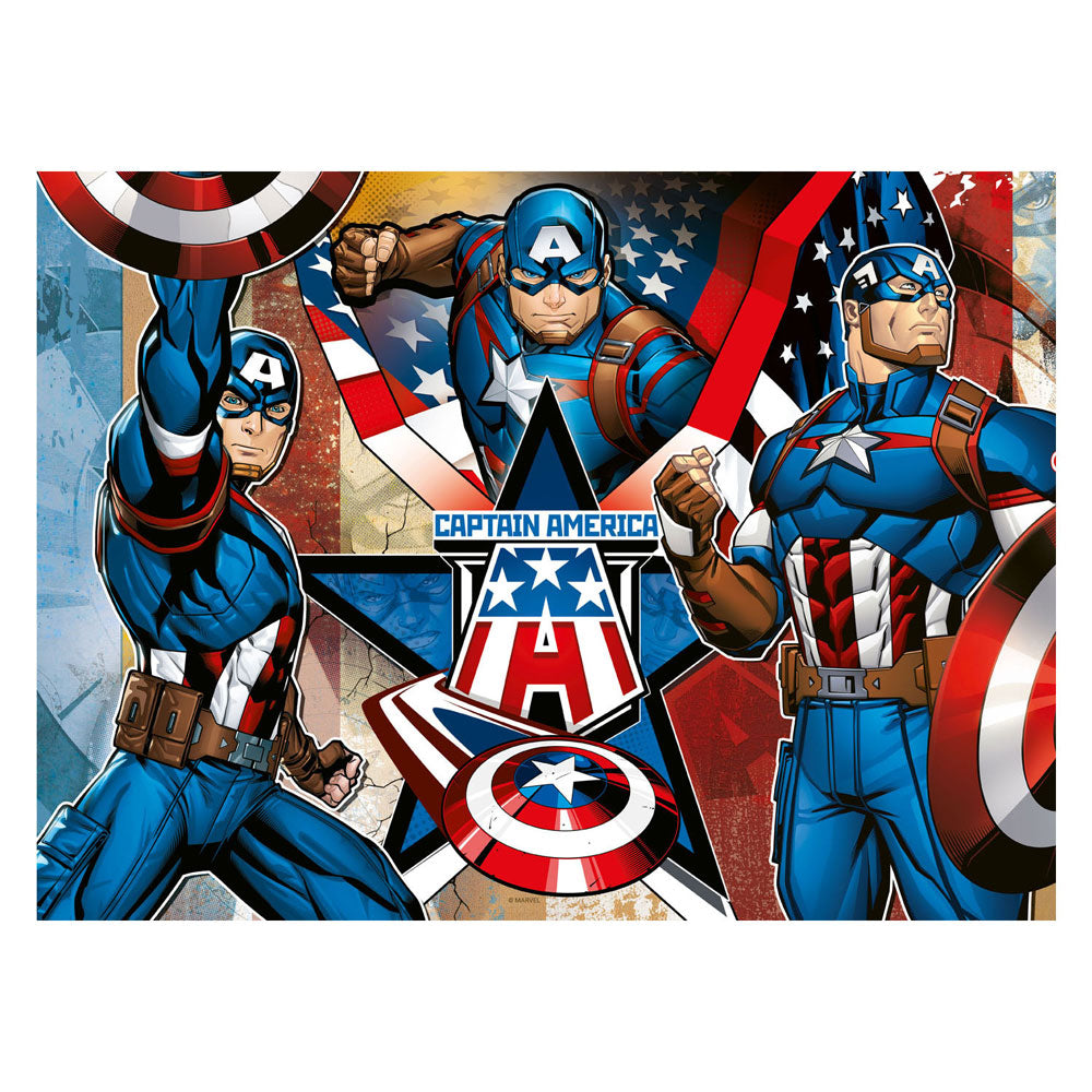 Ravensburger legpuzzel xxl captain america, 100st.