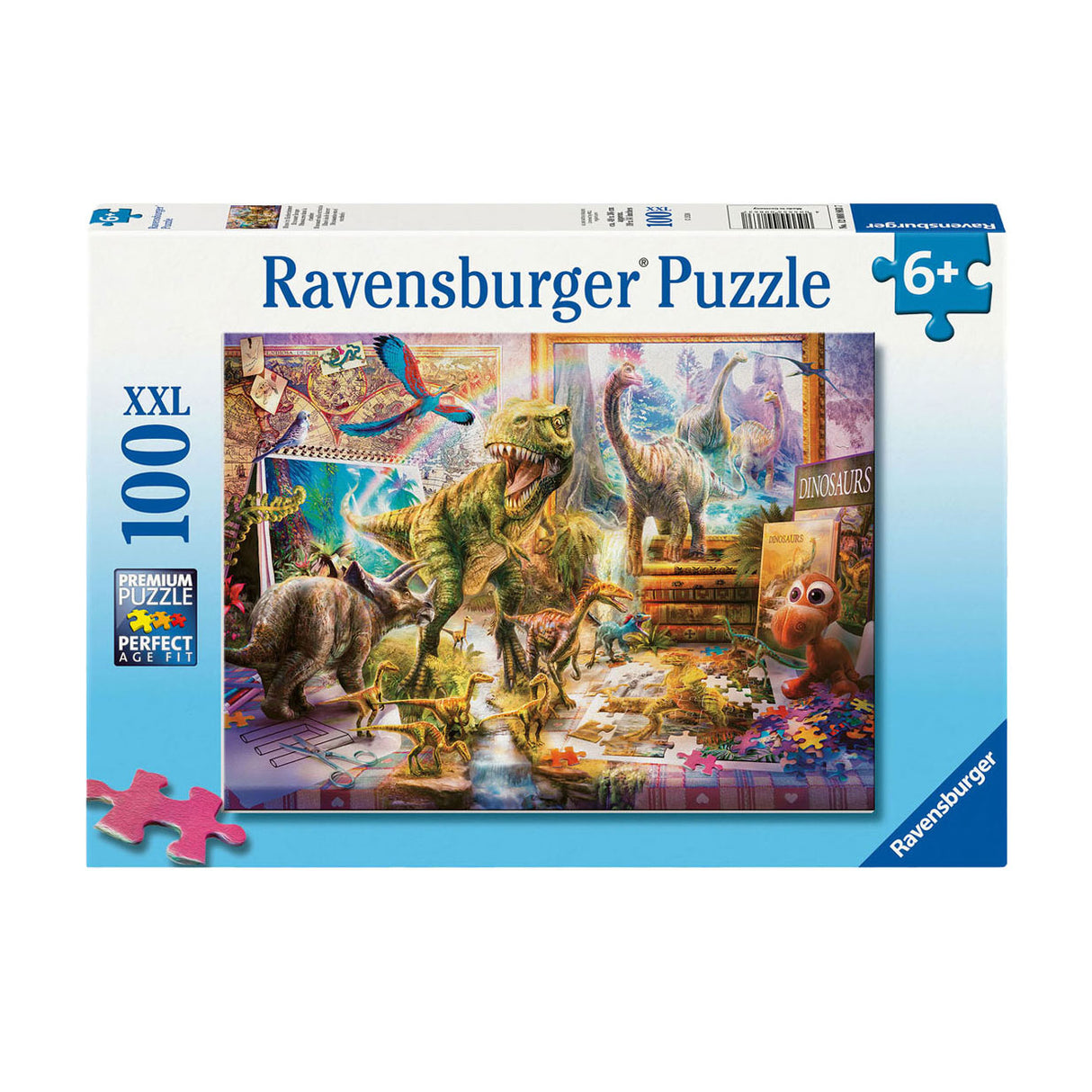 Ravensburger legpuzzel xxl dino en speelgoed, 100st.