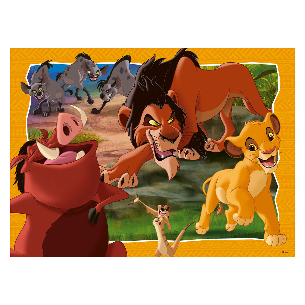 Ravensburger legpuzzel xxl lion king, 200st.