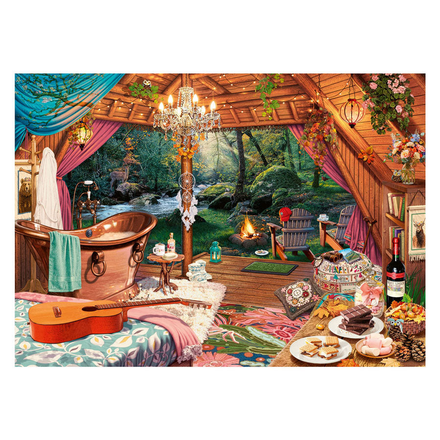 Ravensburger Jigsaw Puzzle Cosy Camping, 500st.