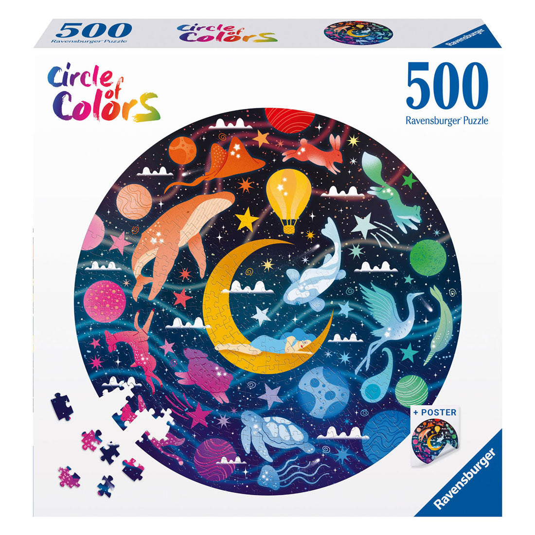 Ravensburger legpuzzel circle of colors dromen, 500st.