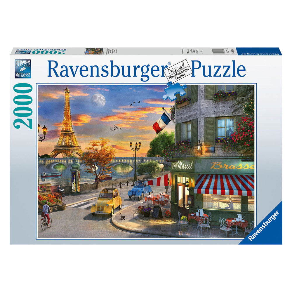 Ravensburger Jigsaw Puzzle Romantischer Abend in Paris, 2000st.