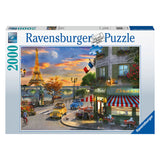 Ravensburger Jigsaw Puzzle Romantischer Abend in Paris, 2000st.