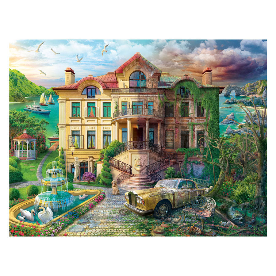 Ravensburger Jigsaw Puzzle Country House over tid, 2000st.