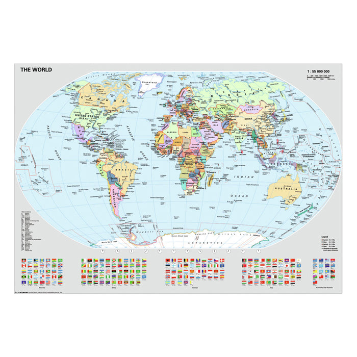 Ravensburger legpuzzel staatkundige wereldkaart, 1000st.