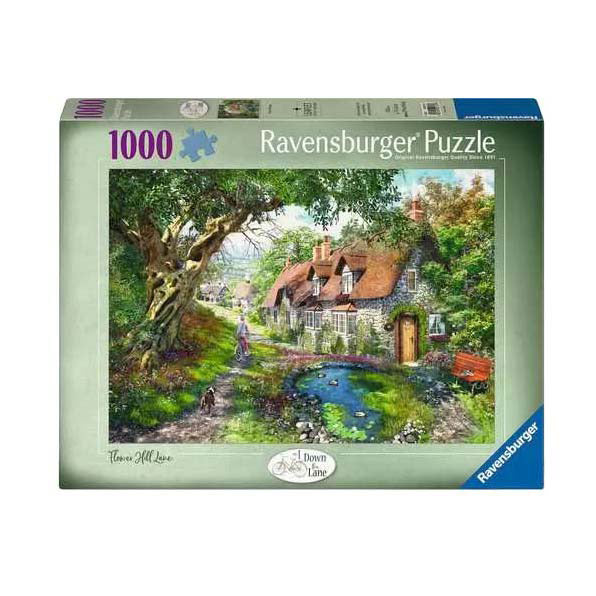 Ravensburger Puzzle Blumenhügelgasse, 1000 Teile.