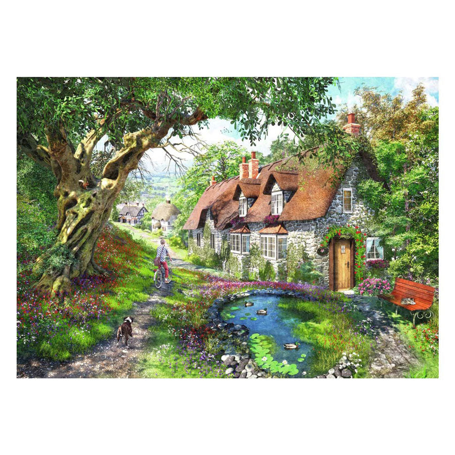 Ravensburger jigsaw puzzle Flower Hill Lane, 1000st.