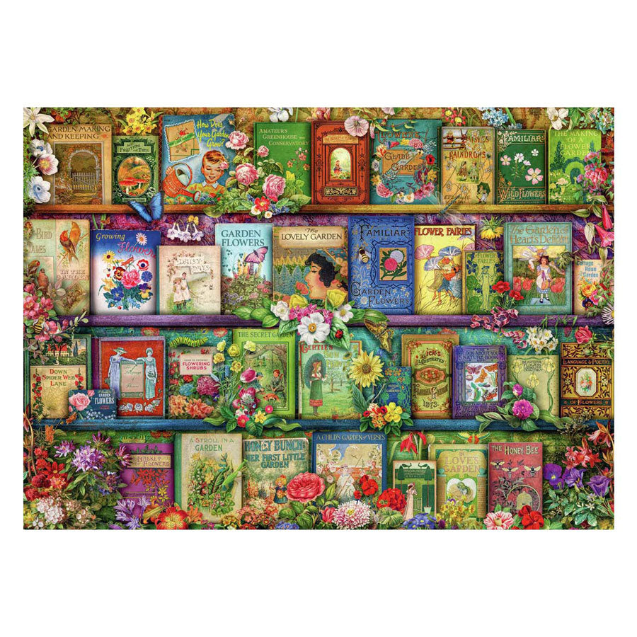Ravensburger Puzzle Vintage Gartenbücher, 1000 Teile.