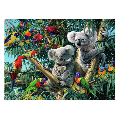 Ravensburger Puzzle Tiere Koalas im Baum – 500 Teile.