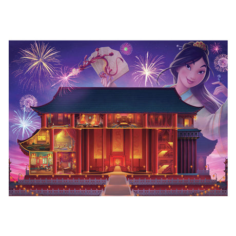 Ravensburger Puzzle Disney Schlösser Mulan – 1000 Teile Puzzle.