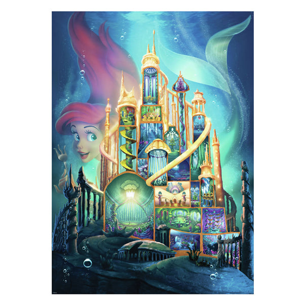 Ravensburger Jigsaw Puzzle Disney Burgen Ariel, 1000st.