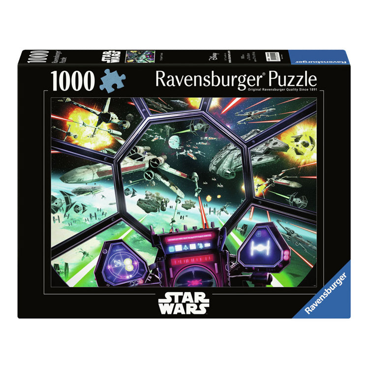 RAVENSBURGER puzzle puzzle Star Wars Tie Fighter Cockpit, 1000st.