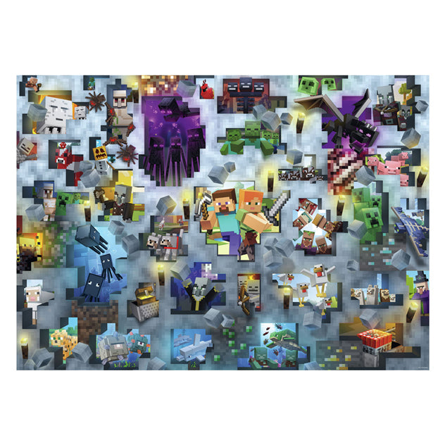 Ravensburger Puzzle Minecraft – 1000-teiliges Puzzle.